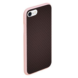 Чехол iPhone 7/8 матовый Стильный и строгий ромбик, цвет: 3D-светло-розовый — фото 2