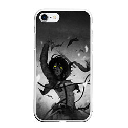 Чехол iPhone 7/8 матовый Attack Mikasa Ackerman, цвет: 3D-белый