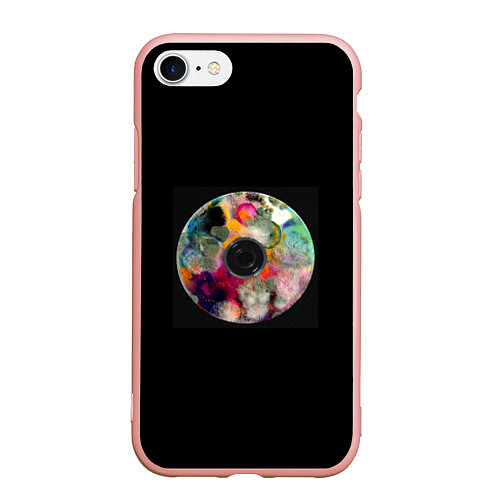 Чехол iPhone 7/8 матовый Boulevard Depo, Jeembo - омофор / 3D-Светло-розовый – фото 1