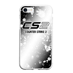 Чехол iPhone 7/8 матовый Counter Strike 2 glitch на светлом фоне, цвет: 3D-белый