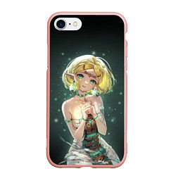 Чехол iPhone 7/8 матовый Принцесса Зельда - Легенды о Зельде, цвет: 3D-светло-розовый