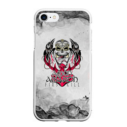 Чехол iPhone 7/8 матовый Amon Amarth first kill