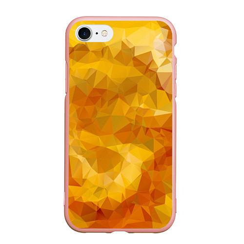 Чехол iPhone 7/8 матовый Yellow style / 3D-Светло-розовый – фото 1