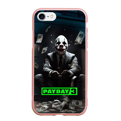 Чехол iPhone 7/8 матовый Payday 3 game / 3D-Светло-розовый – фото 1
