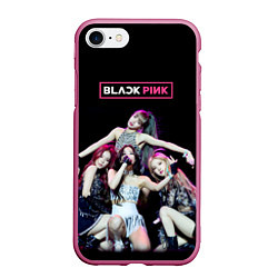 Чехол iPhone 7/8 матовый Blackpink on stage