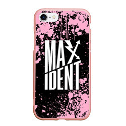 Чехол iPhone 7/8 матовый Stray kids - pink maxident, цвет: 3D-светло-розовый