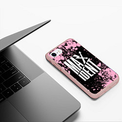 Чехол iPhone 7/8 матовый Stray kids - pink maxident, цвет: 3D-светло-розовый — фото 2