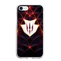 Чехол iPhone 7/8 матовый The Witcher Logo Triangle