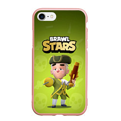 Чехол iPhone 7/8 матовый Barqley Brawl stars, цвет: 3D-светло-розовый