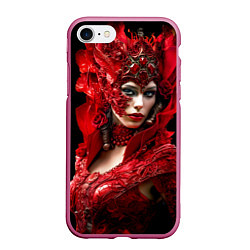 Чехол iPhone 7/8 матовый Красная королева