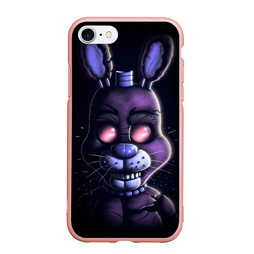 Чехол iPhone 7/8 матовый Five Nights at Freddys Bonnie / 3D-Светло-розовый – фото 1