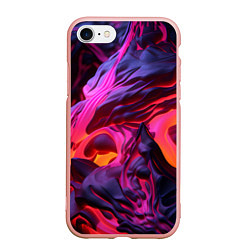 Чехол iPhone 7/8 матовый Вулкан Стиля, цвет: 3D-светло-розовый
