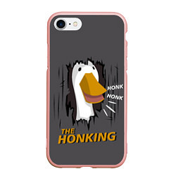 Чехол iPhone 7/8 матовый The honking, цвет: 3D-светло-розовый