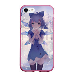 Чехол iPhone 7/8 матовый Touhou Project Cirno Тируно