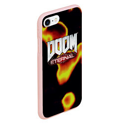 Чехол iPhone 7/8 матовый Doom eternal mars, цвет: 3D-светло-розовый — фото 2