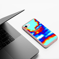 Чехол iPhone 7/8 матовый Cs go gradient skin, цвет: 3D-светло-розовый — фото 2