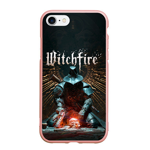 Чехол iPhone 7/8 матовый Охотник witchfire / 3D-Светло-розовый – фото 1