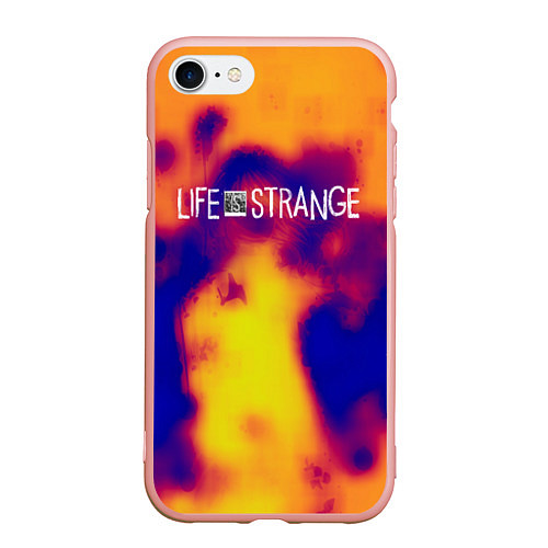 Чехол iPhone 7/8 матовый Life Is Strange true / 3D-Светло-розовый – фото 1