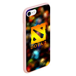 Чехол iPhone 7/8 матовый Dota allgame, цвет: 3D-светло-розовый — фото 2