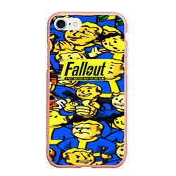 Чехол iPhone 7/8 матовый Fallout logo game