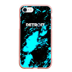 Чехол iPhone 7/8 матовый Detroit become human кровь андроида