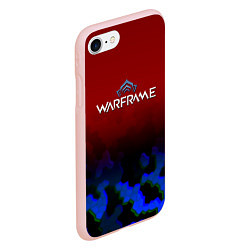 Чехол iPhone 7/8 матовый Warframe броня солдата, цвет: 3D-светло-розовый — фото 2