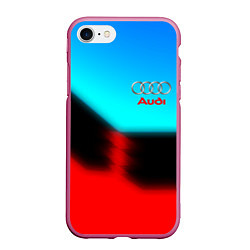 Чехол iPhone 7/8 матовый AUDI sport brend color