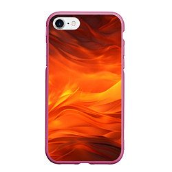 Чехол iPhone 7/8 матовый Яркий огонь