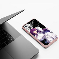Чехол iPhone 7/8 матовый Ферн из аниме фрирен, цвет: 3D-светло-розовый — фото 2