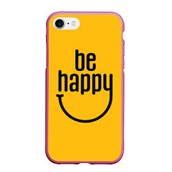 Чехол iPhone 7/8 матовый Smile - be happy