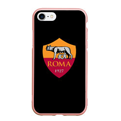 Чехол iPhone 7/8 матовый Roma fc club sport