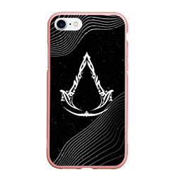 Чехол iPhone 7/8 матовый Мираж - Assassins creed, цвет: 3D-светло-розовый