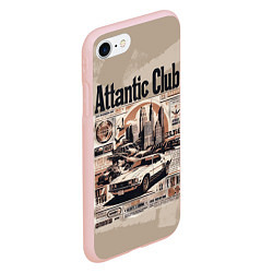 Чехол iPhone 7/8 матовый Attantic club, цвет: 3D-светло-розовый — фото 2