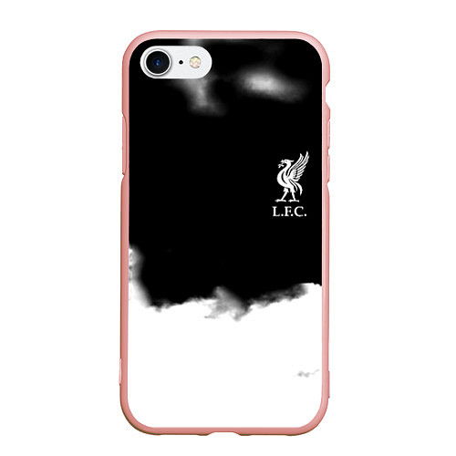 Чехол iPhone 7/8 матовый Liverpool текстура / 3D-Светло-розовый – фото 1