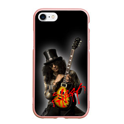 Чехол iPhone 7/8 матовый Slash музыкант группы Guns N Roses