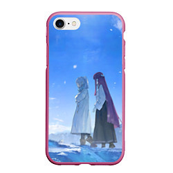 Чехол iPhone 7/8 матовый Sousou no Frieren Fern Stark Kraft, цвет: 3D-малиновый