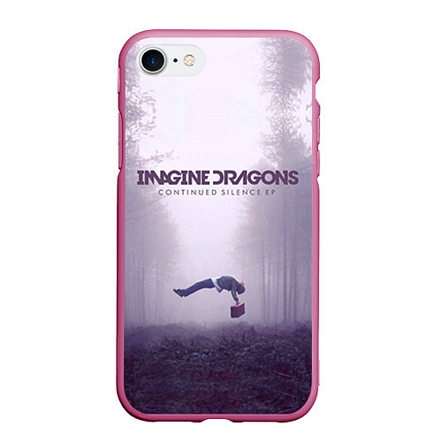 Чехол iPhone 7/8 матовый Imagine Dragons: Silence / 3D-Малиновый – фото 1