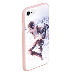 Чехол iPhone 7/8 матовый Бездомный бог, цвет: 3D-светло-розовый — фото 2