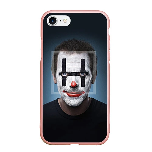 Чехол iPhone 7/8 матовый Clown House MD / 3D-Светло-розовый – фото 1