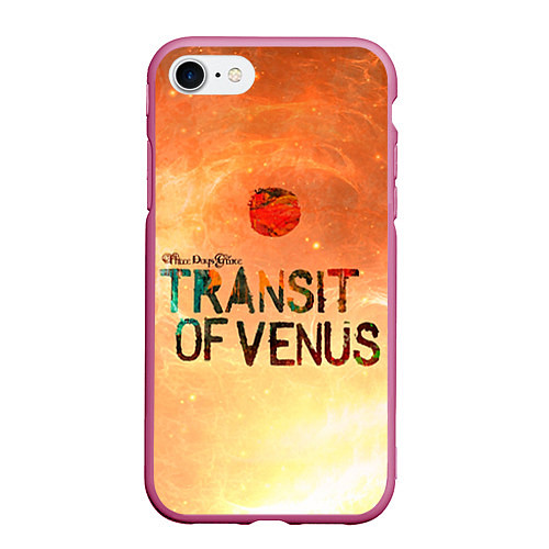 Чехол iPhone 7/8 матовый TDG: Transin of Venus / 3D-Малиновый – фото 1