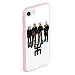 Чехол iPhone 7/8 матовый Группа Пикник, цвет: 3D-светло-розовый — фото 2