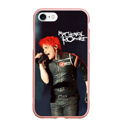 Чехол iPhone 7/8 матовый Gerard Way, цвет: 3D-светло-розовый