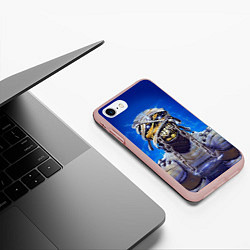 Чехол iPhone 7/8 матовый Iron Maiden: Mummy, цвет: 3D-светло-розовый — фото 2