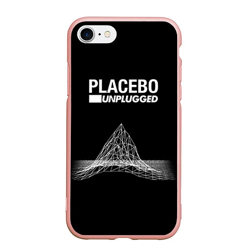 Чехол iPhone 7/8 матовый Placebo: Unplugged / 3D-Светло-розовый – фото 1