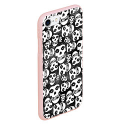 Чехол iPhone 7/8 матовый Misfits Pattern, цвет: 3D-светло-розовый — фото 2