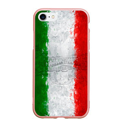 Чехол iPhone 7/8 матовый Italian, цвет: 3D-светло-розовый