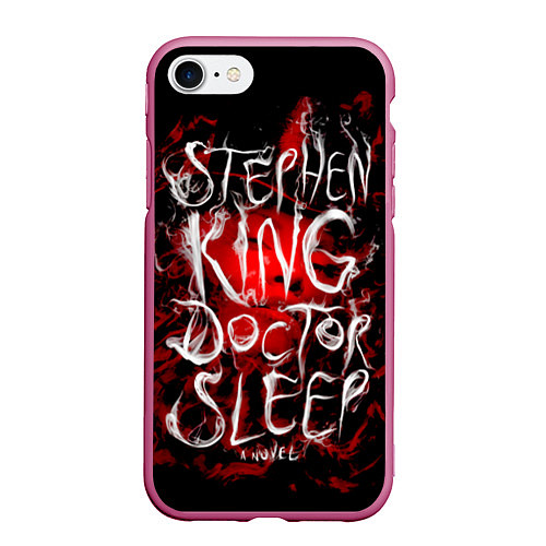 Чехол iPhone 7/8 матовый Doctor Sleep / 3D-Малиновый – фото 1