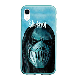 Чехол iPhone XR матовый Slipknot цвета 3D-мятный — фото 1