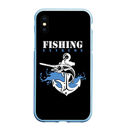 Чехол iPhone XS Max матовый Fishing Extreme