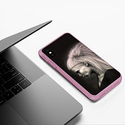 Чехол iPhone XS Max матовый Die Antwoord GIrl, цвет: 3D-розовый — фото 2